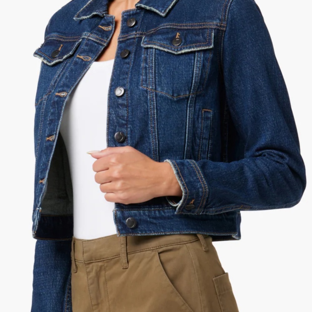 Joe’s Jeans Crop Denim Jacket Women size Small